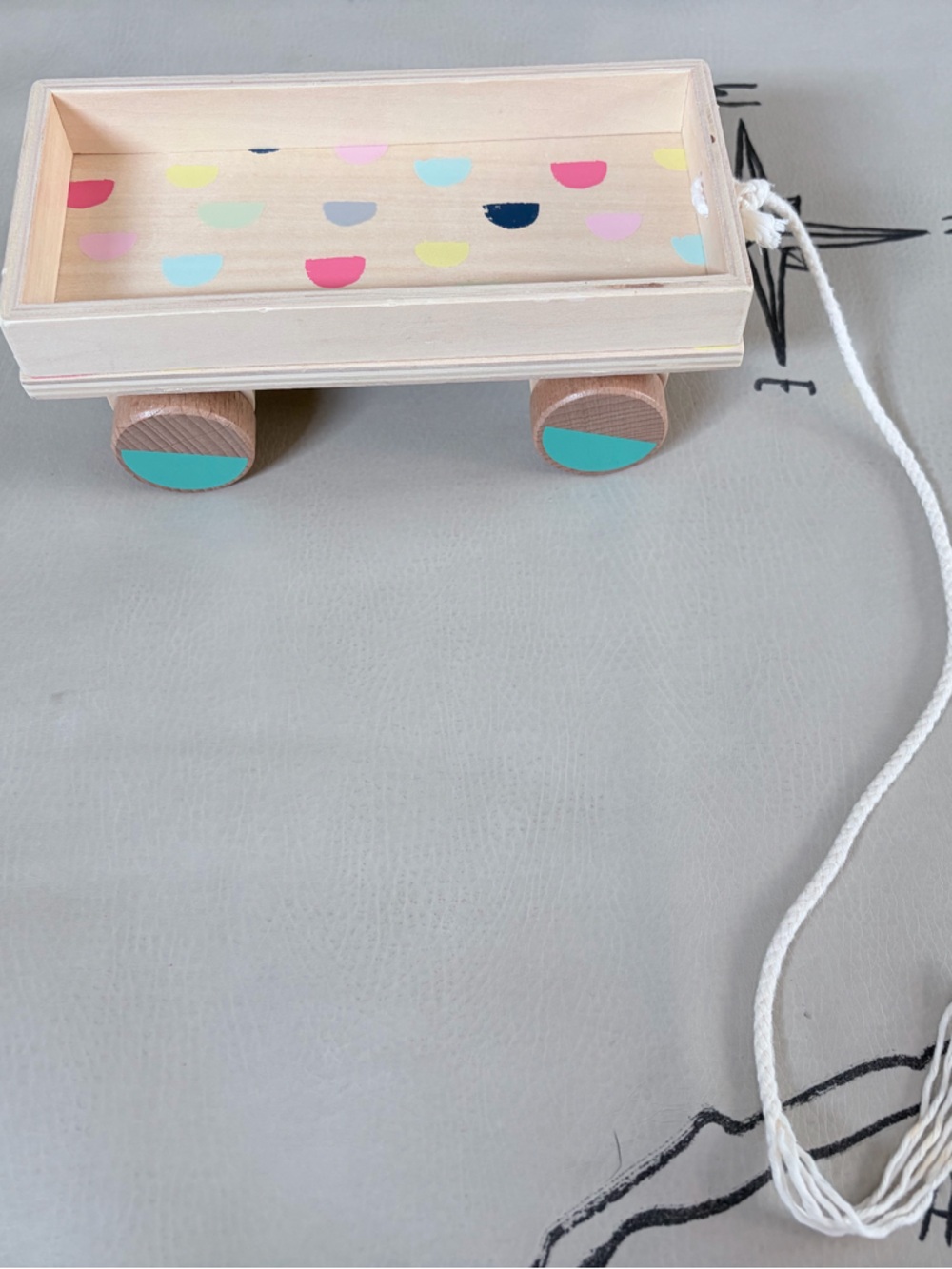 KiwiCo 7 inch wooden wagon